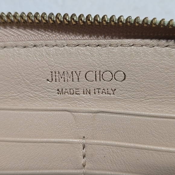 EUC Jimmy Choo Light Pink Studded Wallet - Picture 5 of 10